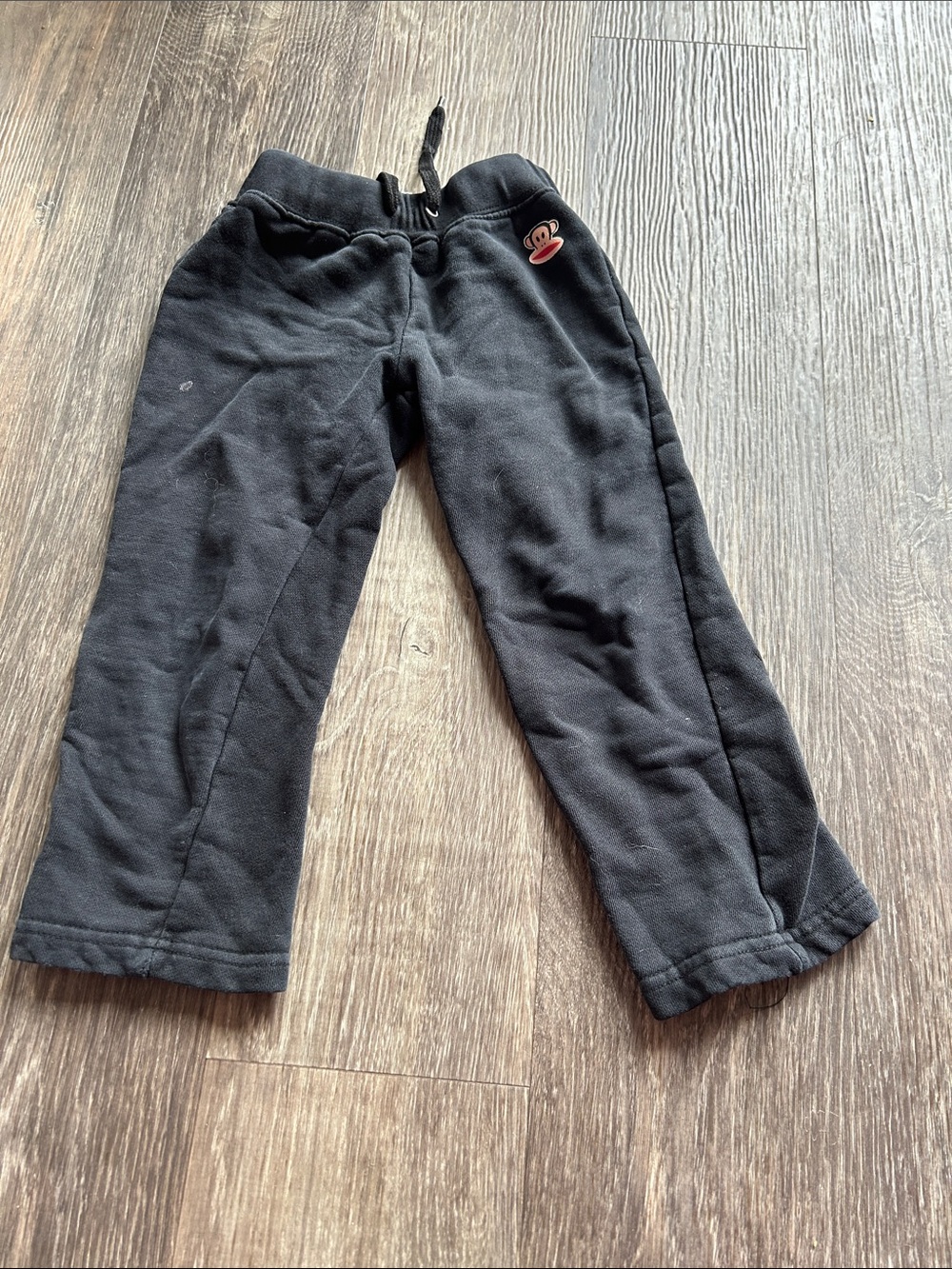 4/$20 Paul Frank Black Kids Sweatpants with Monkey Patch Sz 3